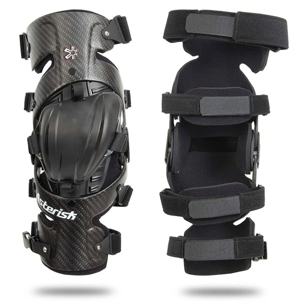 Asterisk Carbon Cell 1.0 Knee Braces - pair
