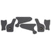 Eazi-Grip Scuff Guard Kit to fit Kawasaki Z900RS 21- Black