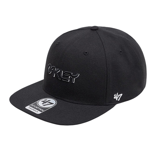 Oakley 47 B1B Ellipse Hat Blackout/White - FOS90122209V