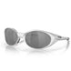 Eye Jacket Redux - Prizm Black Polarized Lenses, 
Silver Frame