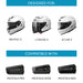 Cardo Adapter for Shoei Gen 3 Helmets: Neotec 3, GT-Air 3, J-Cruise 3