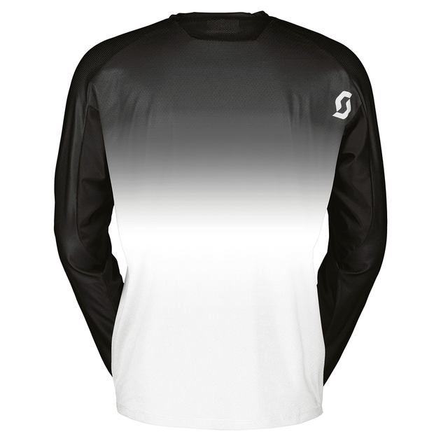 SCOTT Swap EVO MX Jersey, Caviar Black/Bright White - back