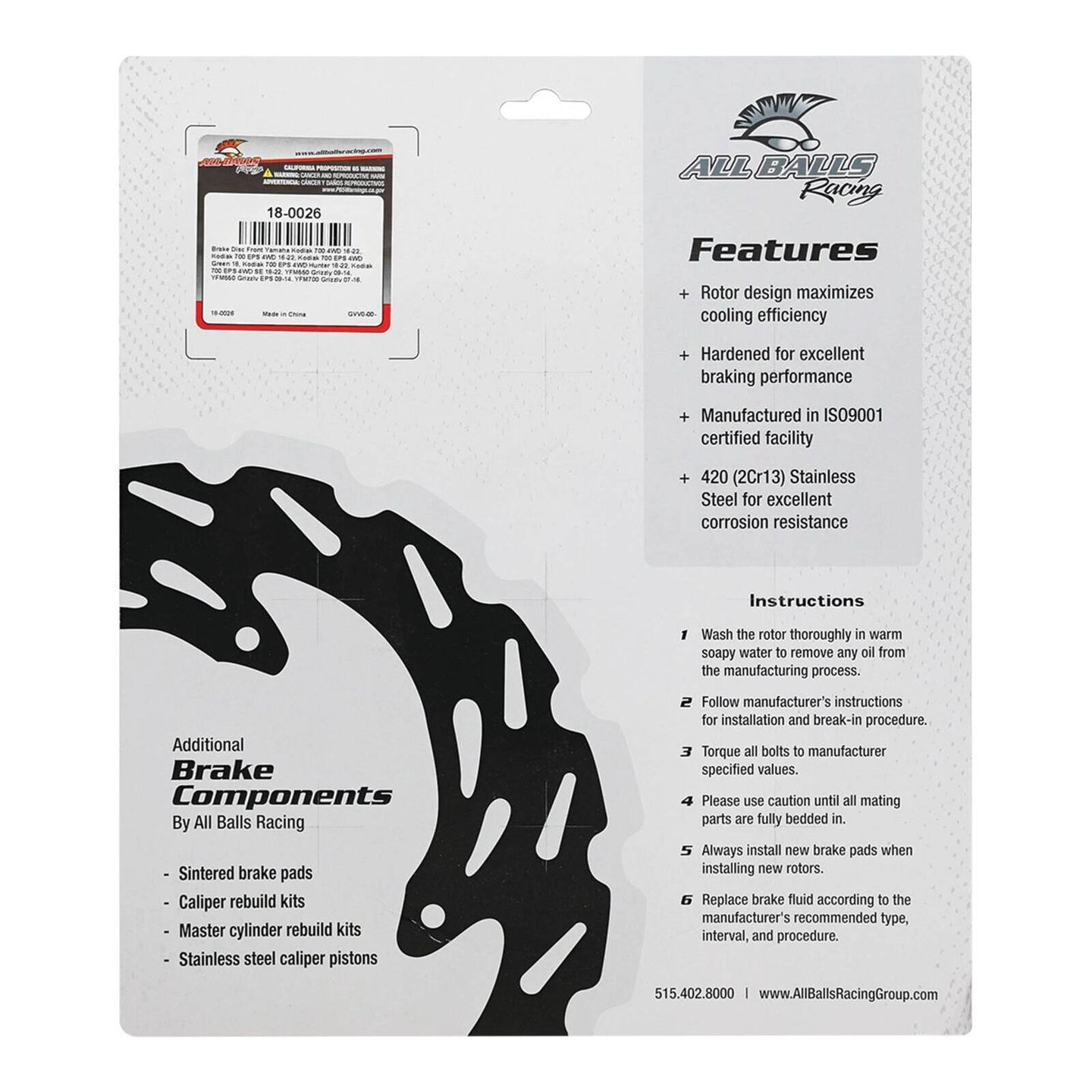 Brake Disc 18-0026