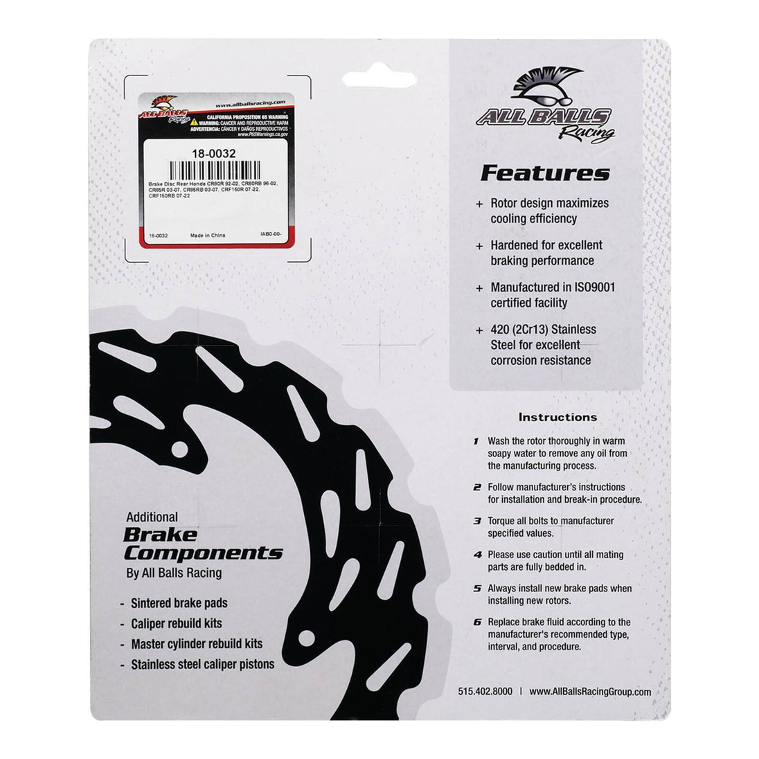 Brake Disc 18-0032