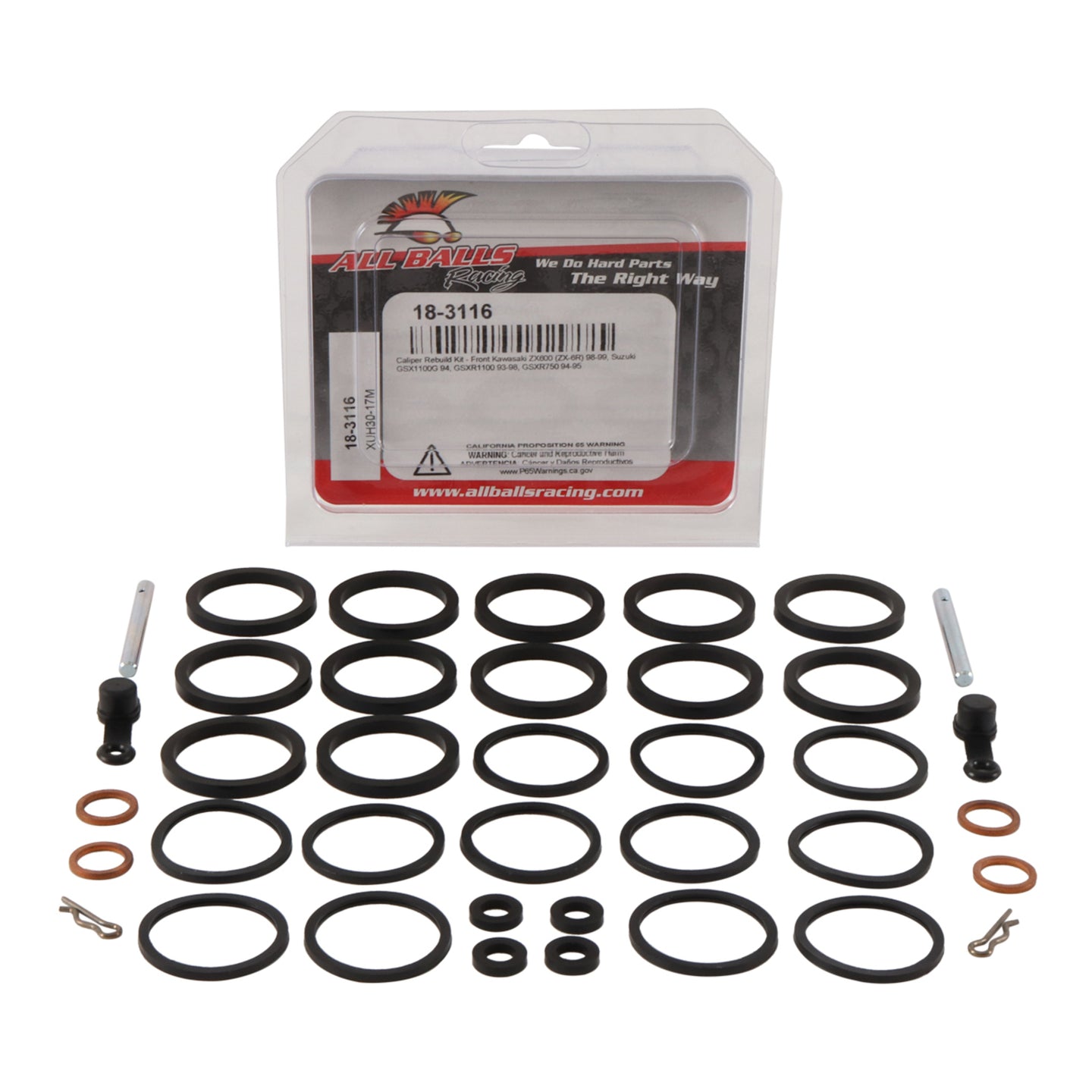 All Balls Racing Calliper Rebuild Kit (18-3116)