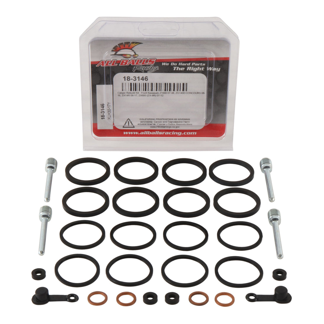 All Balls Racing Calliper Rebuild Kit (18-3146)