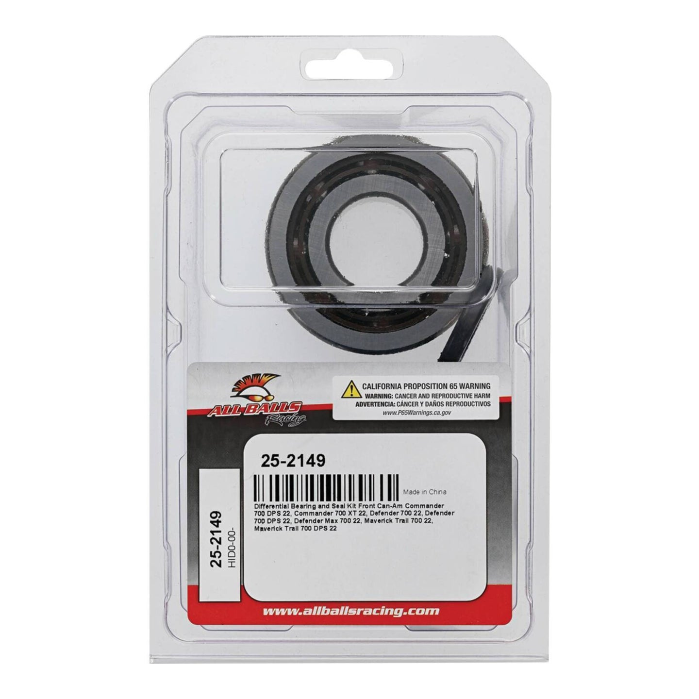 Differential Bearing & Seal Kit Front 25-2149