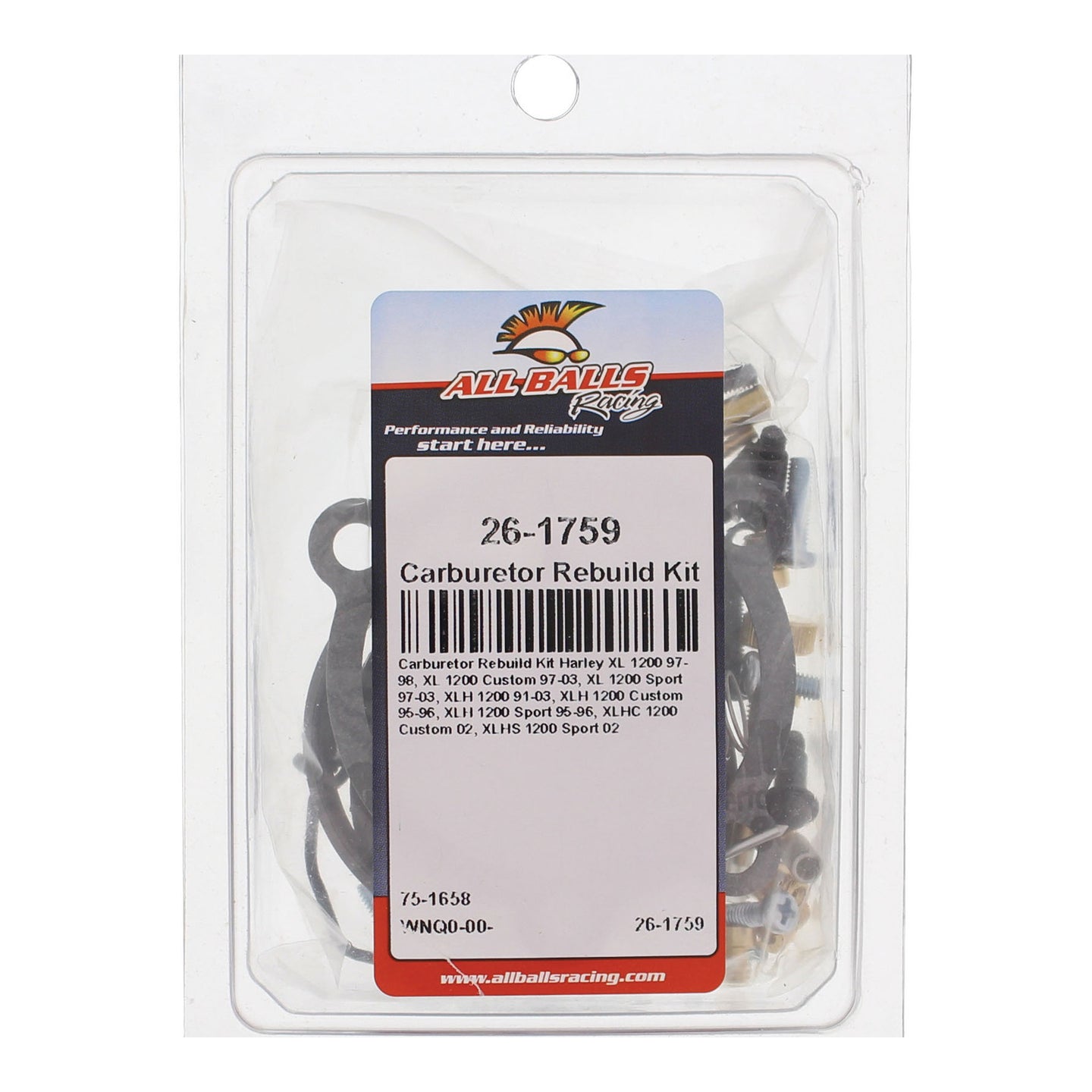 All Balls Racing Carburettor Rebuild Kit (26-1759)