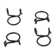 All Balls Racing Fuel Hose Clamp Kit - 12mm Wire (4 Pack)