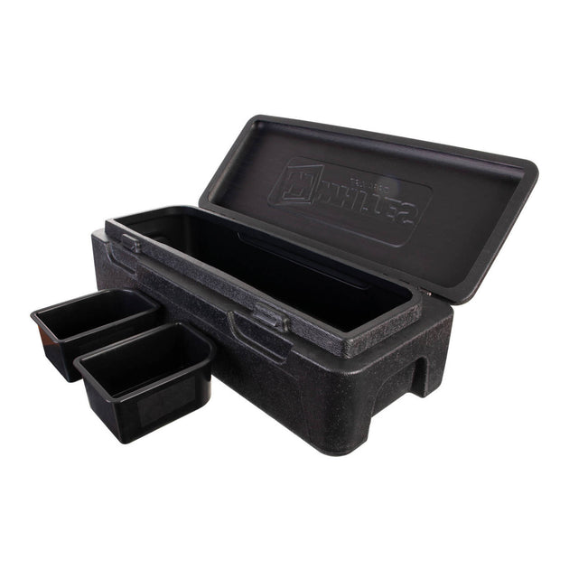 Whites ATV Cargo Box - 55L - Black / Black