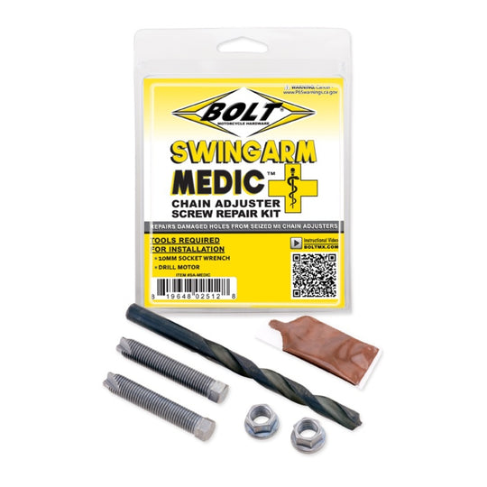 Bolt Swingarm Medic Chain Adjuster Repair Kit
