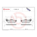 Brembo Prime Sinter Front Brake Pads 07BB04SD