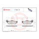 Brembo Prime Sinter Rear Brake Pads 07BB04SP