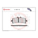 Brembo Xtra Sinter Front Brake Pads 07BB37SR