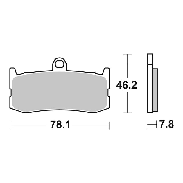 Brembo Prime Sinter Front Brake Pads 07GR06SA