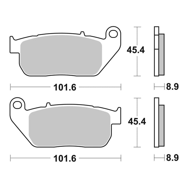 Brembo Prime Sinter Front Brake Pads 07HD13SA