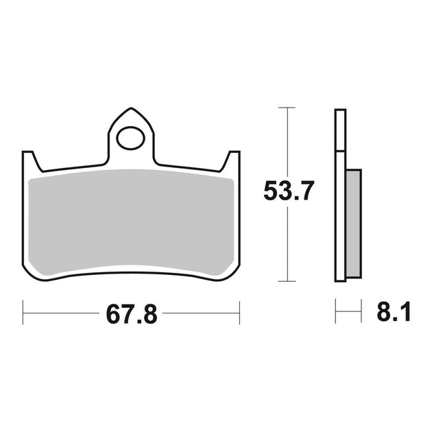 Brembo Prime Sinter Front Brake Pads 07HO28SA