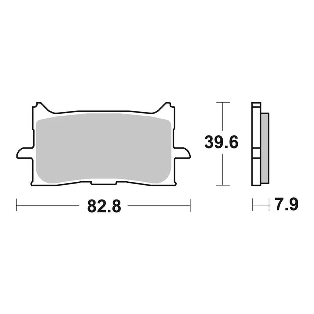 Brembo Prime Sinter Front Brake Pads 07HO62SA