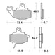 Brembo Prime Carbon Ceramic Front Brake Pads 07KA10TT