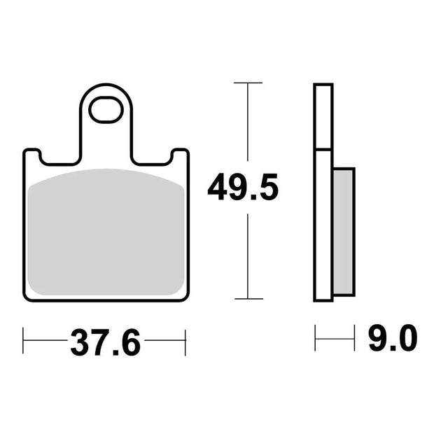 Brembo Xtra Sinter Front Brake Pads 07KA28SR