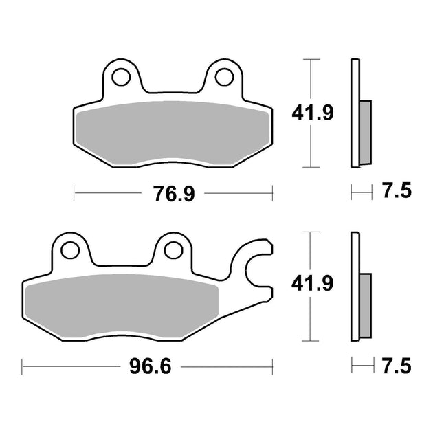 Brembo Prime Sinter Front Brake Pads 07KA31SA