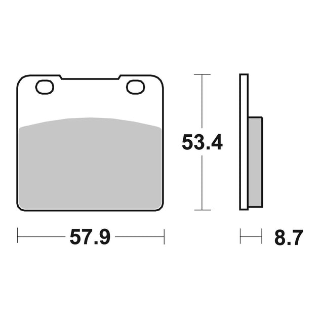 Brembo Prime Sinter Front Brake Pads 07SU06SA