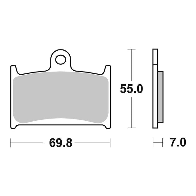 Brembo Prime Sinter Front Brake Pads 07SU22SA