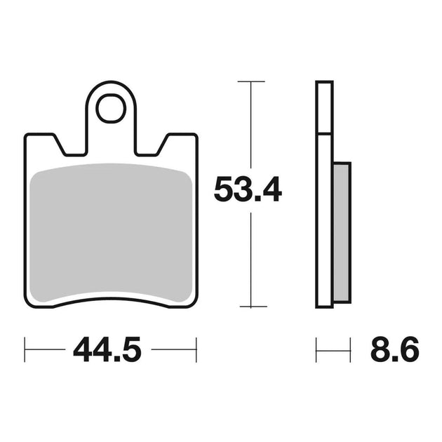 Brembo Prime Sinter Front Brake Pads 07YA09SA