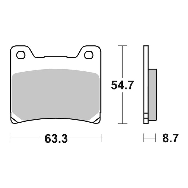 Brembo Prime Sinter Front Brake Pads 07YA11SA