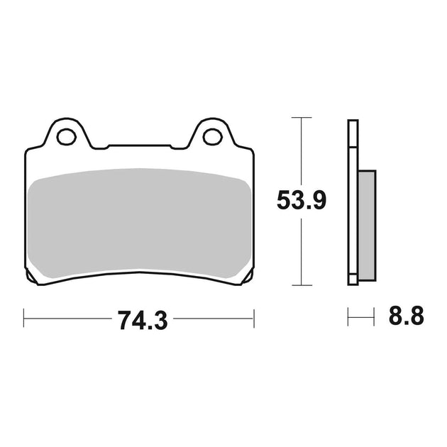 Brembo Prime Sinter Front Brake Pads 07YA35SA