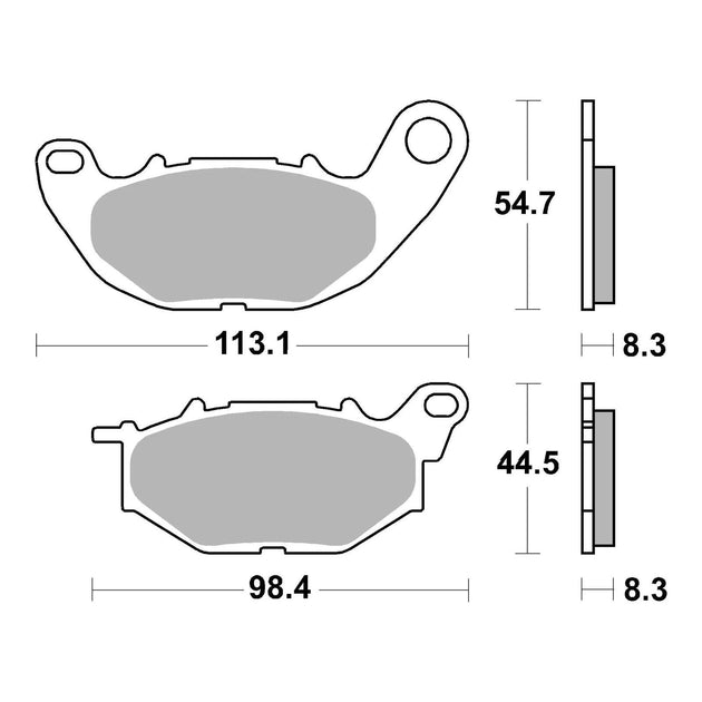 Brembo Prime Sinter Front Brake Pads 07YA52SA