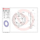 Brembo Prime Serie Oro Rear Brake Disc 68B40750