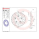 Brembo Prime Serie Oro Rear Brake Disc 68B40771