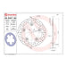 Brembo Prime Serie Oro Rear Brake Disc 68B407G9
