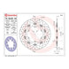 Brembo Prime Serie Oro Front Brake Disc 78B40849
