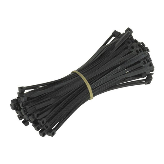 Whites Cable Ties 370 x 7.6mm 100pcs/Bag Black