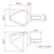 DRC 601 LED FLASHER 12V ORANGE 2PCS