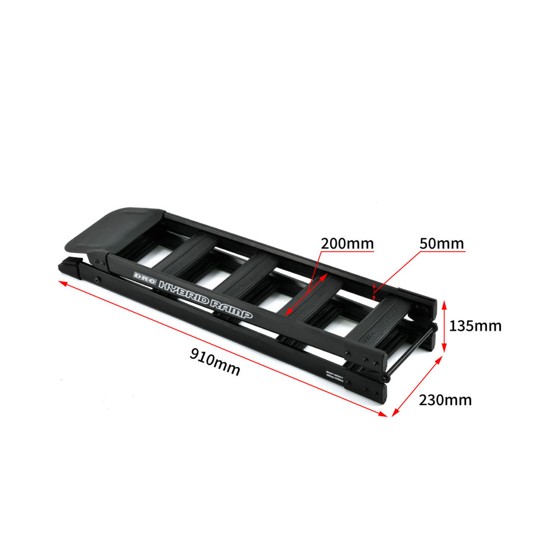 DRC Hybrid Ramp Folding 180cm - Black