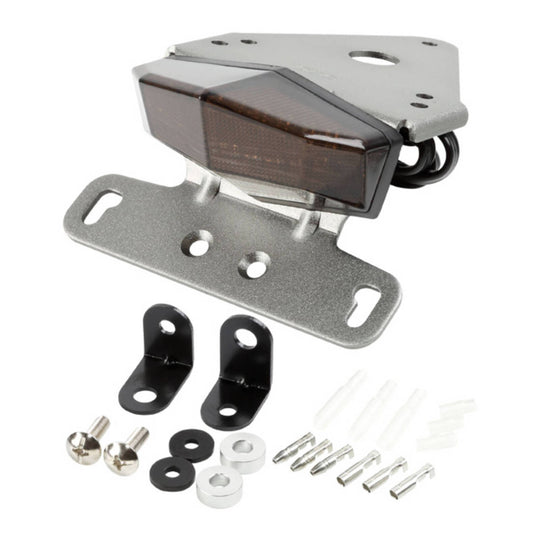 DRC Edge Aluminium Tail Light Holder Kit - Smoke Lens - DRZ 400 S/SM