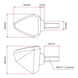 DRC 601 LED FLASHER 12V ORANGE 2PCS