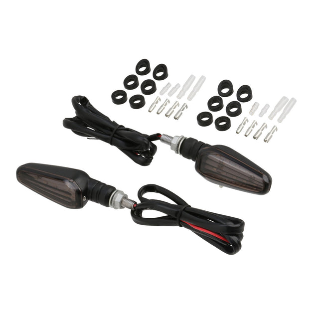 DRC 602 LED Flasher Lights (12V / Smoke / Pair)