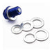 DRC ALUMINUM GASKET WASHER M8 16X8 T=1.0 5PCS