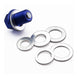 DRC ALUMINUM GASKET WASHER M8 16X8 T=1.0 5PCS