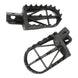 Zeta Wide Foot Pegs CrMo Mid - KLX110 / 110L / DR-Z50 / 70 / 110