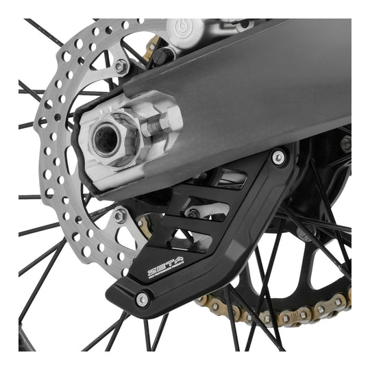 Zeta Rear Brake Disc Guard - KTM, Husqvarna, GasGas - Black