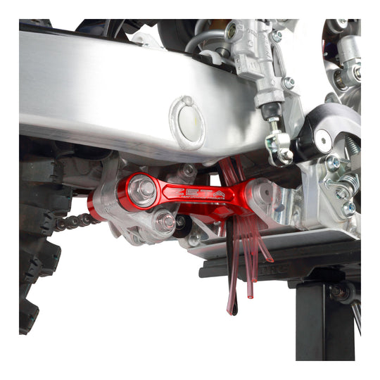 Zeta RSL Adjustable Lowering Link - Assorted Honda CRF Models - Red