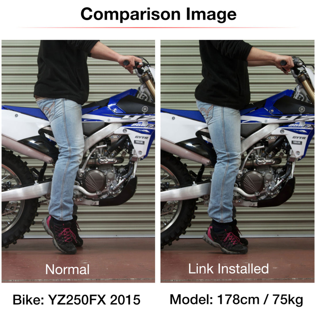 Zeta RSL-LowDown -30mm GasGas MC/EX/EC - Red