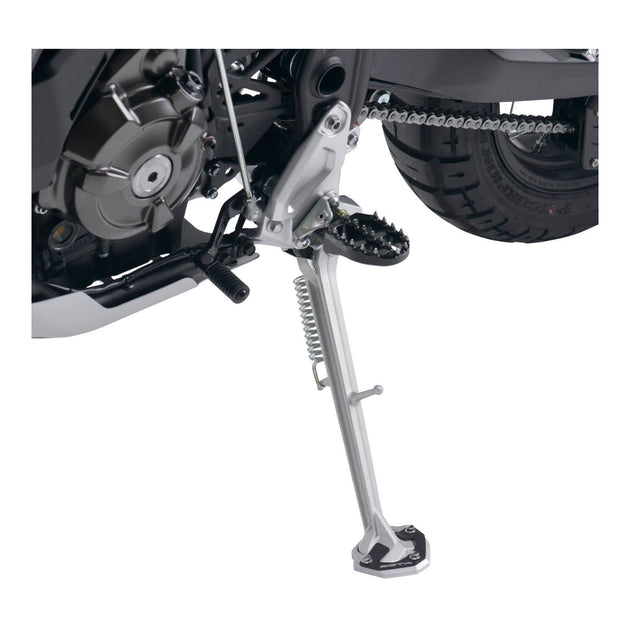 Zeta Side Stand Extender Black/Silver Yamaha Tenere 700 '20-
