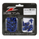 Zeta Aluminum Bolt Set Plastics Yamaha YZ450F '18- 21 pcs - Blue