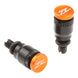 Zeta Fork Top Bleeder S-Type WP Orange (2pcs)